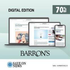 Barron’s Digital Subscription for 2 Years at 70% Off