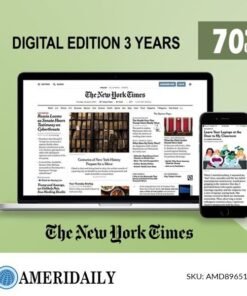 New York Times Digital Subscription 3 Years