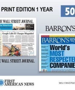 Wall Street Journal and Barron’s Newspaper Subscription 1-Year