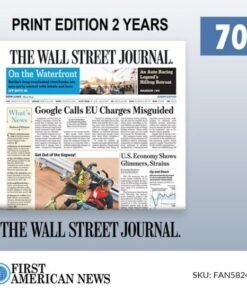 70% Off: 2-Year Print Subscription to the Wall Street Journal