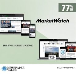MarketWatch andThe Wall Street Journal (1 Year) – Limited-Time 77% OFF