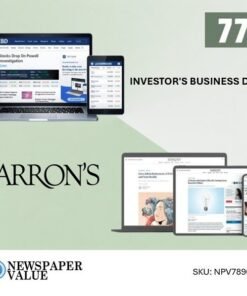 Investor’s Business Daily and Barron’s (1 Year) – 77% OFF