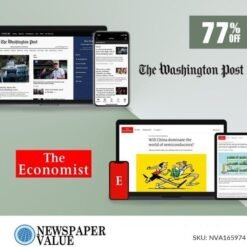 The Economist Newspaper and Washington Post Subscription for 2 Years