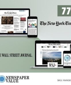 Wall Street Journal and New York Times Digital Subscription 77% Off