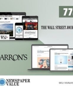 Barron's Newspaper and WSJ Digital Subscription for $199