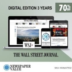 Wall Street Journal Digital Subscription for 3 Years for only $189
