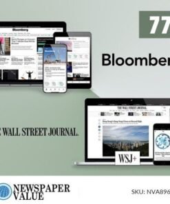 Bloomberg Newspaper and WSJ Digital Bundle for 3 Years