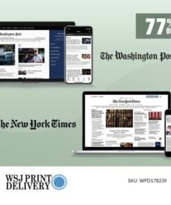Washington Post and New York Times Subscription for $199