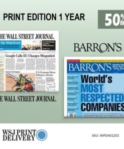 WSJ and Barron's Print Edition 1-year Subscription