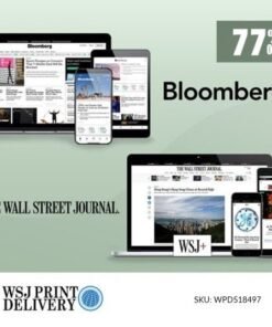 Bloomberg Newspaper and WSJ Digital Subscription 3-Year