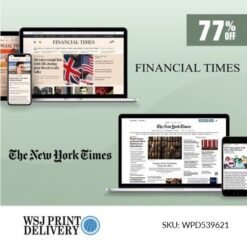 Financial Times Newspaper and NY Times Subscription 2-Year