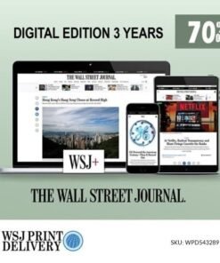 WSJ Digital Bundle Subscription for 3 Years at 70% Discount