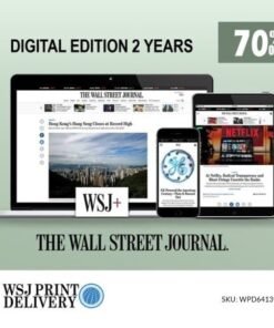 Wall St Journal Digital Subscription for 2 Years for $159