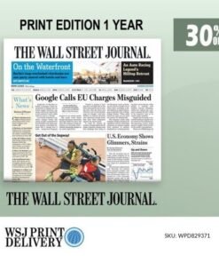 WSJ Print Subscription One-Year with a 50% Discount
