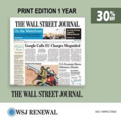 WSJ Print Edition Subscription 1 Year 6-days a week delivery