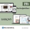 The New York Times and Barron’s News 3-Year Digital Subscription Combo 77% OFF
