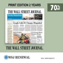 Wall Street Journal Print Edition 2 Years Delivery