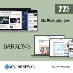 Barron's Newspaper and Washington Post Subscription for 3 Years