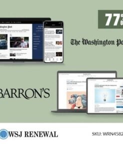 Barron's Newspaper and Washington Post Subscription for 3 Years