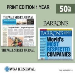 WSJ Newspaper and Barron's Print Subscription