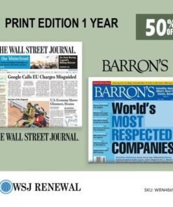 WSJ Newspaper and Barron's Print Subscription