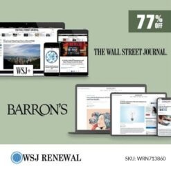 WSJ and Barron's Subscription 2-Year Bundle Package