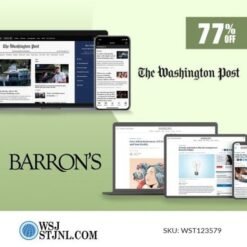 Washington Post and Barron's Subscription with 77% Off