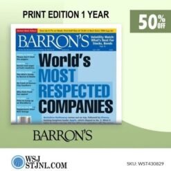 Barron's Newspaper Subscription for 1 Year for $230