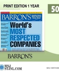 Barron's Newspaper Subscription for 1 Year for $230