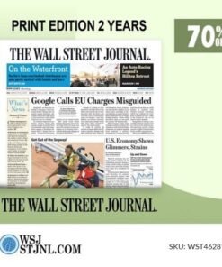 Order WSJ Print Edition Subscription for 2 Years at 70% Off