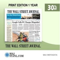 Wall Street Journal Print Edition Subscription for 1 Year