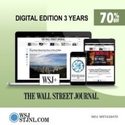 Wall Street Journal Digital Subscription for 3 Years at 70% Off
