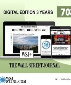 Wall Street Journal Digital Subscription for 3 Years at 70% Off