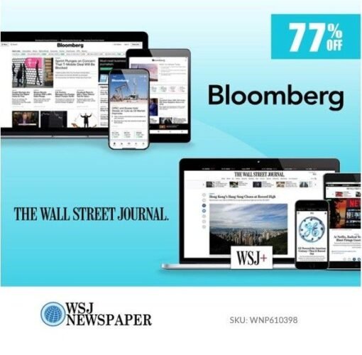 Bloomberg News and Wall St Jnl Subscription 3-Year for Just $225