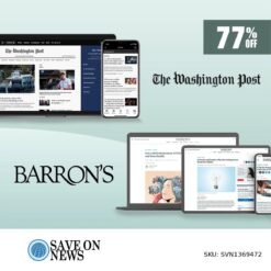 The WP and Barron’s Newspaper Subscription for 2 Years at 77% Off