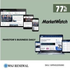 MarketWatch and Investor’s Business Daily Digital Subscription – 1 Year (77% Off)