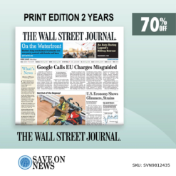 WSJ Print Subscription 2-Year with a 70% Off