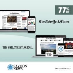 The WSJ and New York Times Digital Subscription 2-Year at 77% Off