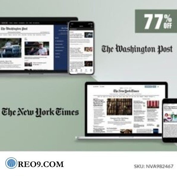 Washington Post and The New York Times Times Subscription for $199