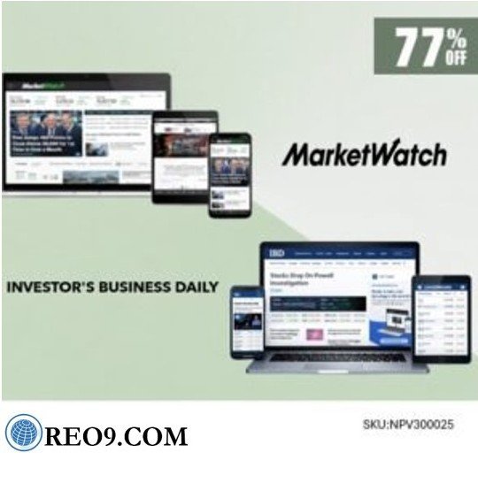 MarketWatch and Investor’s Business Daily (2 Year) – 77% OFF