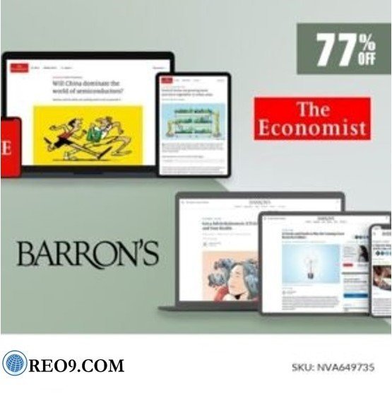 The Economist and Barron's Newspaper Digital Subscriptions for 2 Years